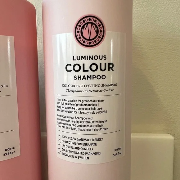 Maria Nila Luminous Colour Shampoo & Conditioner Set 33.8oz Bundle - Picture 2 of 6